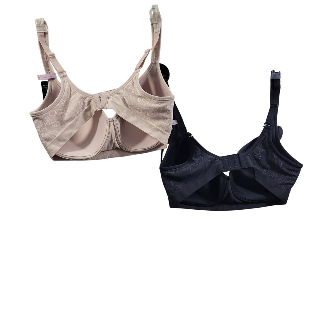 Bali Comfort Cool Comfort Fabric Lot of 2 Wireless Bras NWT Size 38D 121824-1004 - Picture 7 of 8